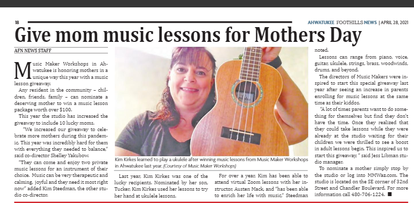 mother's day article