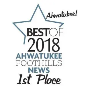 A star with the words best of 2 0 1 8 ahwatukee foothills news in it.